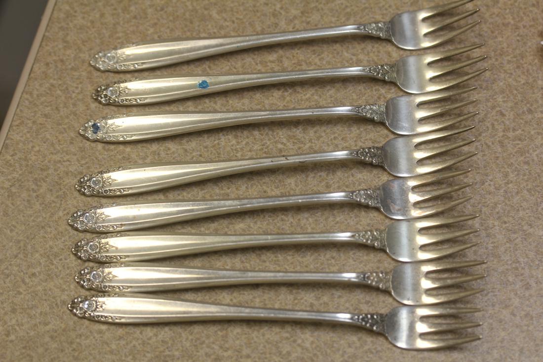 Prelude Sterling Cocktail Fork: from International Sterling - 5 1/2" long - set of 8