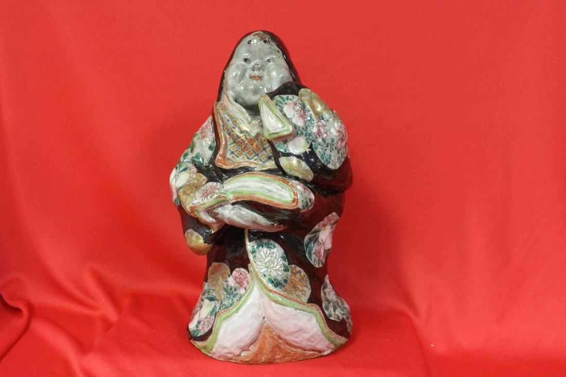 An Antique Clay Japanese Figurine Auction