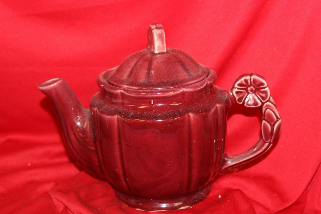 A Shawnee Teapot: 8 1/4" across
