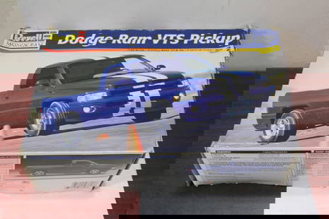A Revell Dodge Model Car Kit: as shown on photos