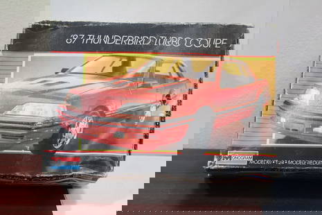 A Monogram '87 Thunderbird Turbo Coupe Car Kit: as shown on photos