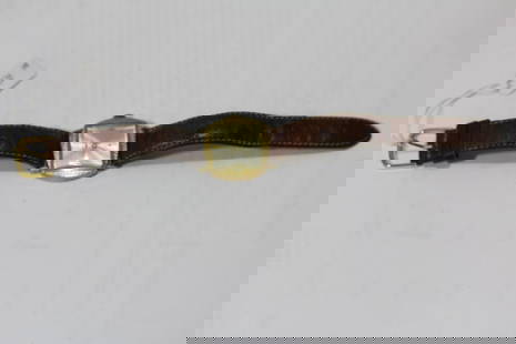 A Vintage Longines Wrist Watch: 10 karat gold filled - currently working