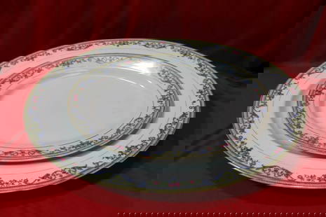 Lot of 2 Noritake Platters: larger= 16 1/2" in diameter