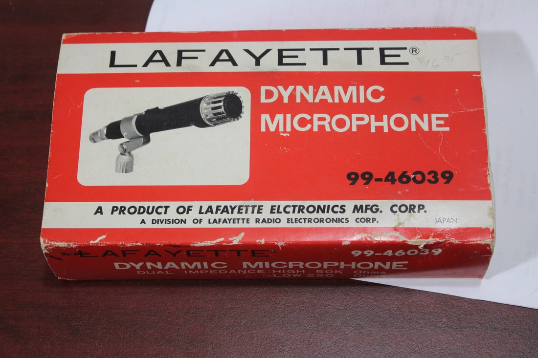 A Lafayette Microphone: as shown