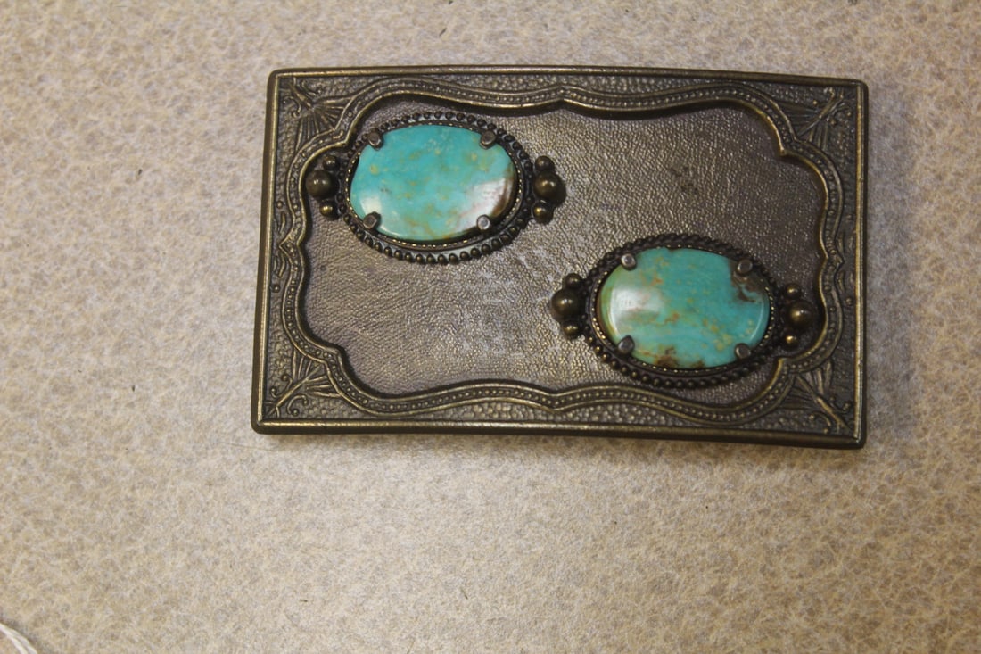 Turquoise Belt Buckle: as shown