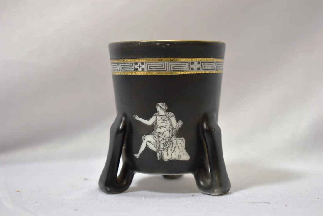 A Royal Bayreuth Toothpick Holder: 2 3/4" tall