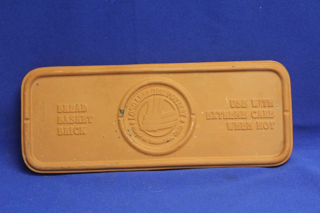 Longaberger Brick Pottery Art: 10 3/4" long