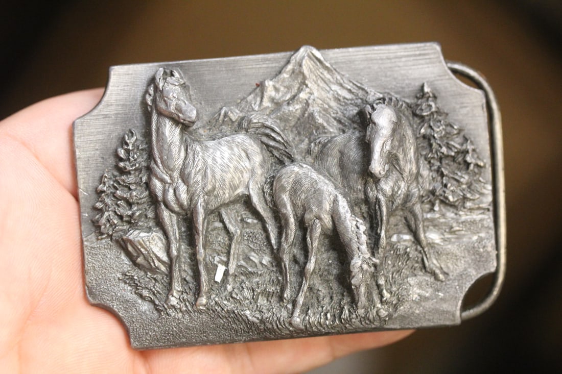 3D Horse Belt Buckle: as shown
