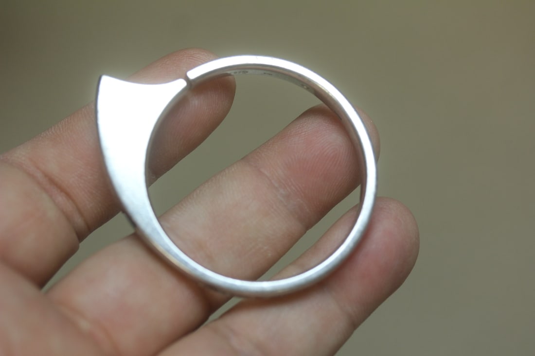 Sterling Armani Keychain?: shark fin model