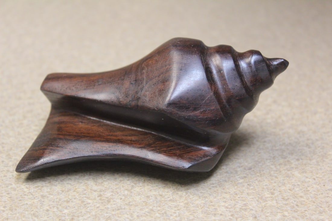 Exotic Wood Shell: 4 1/4" long