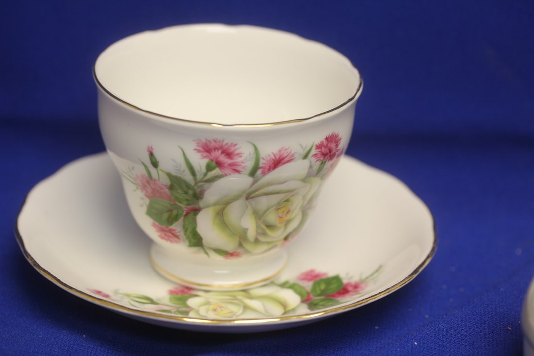 English Bone Chine Royal Vale Cup and Saucer: saucer= 5 5/8" in diameter