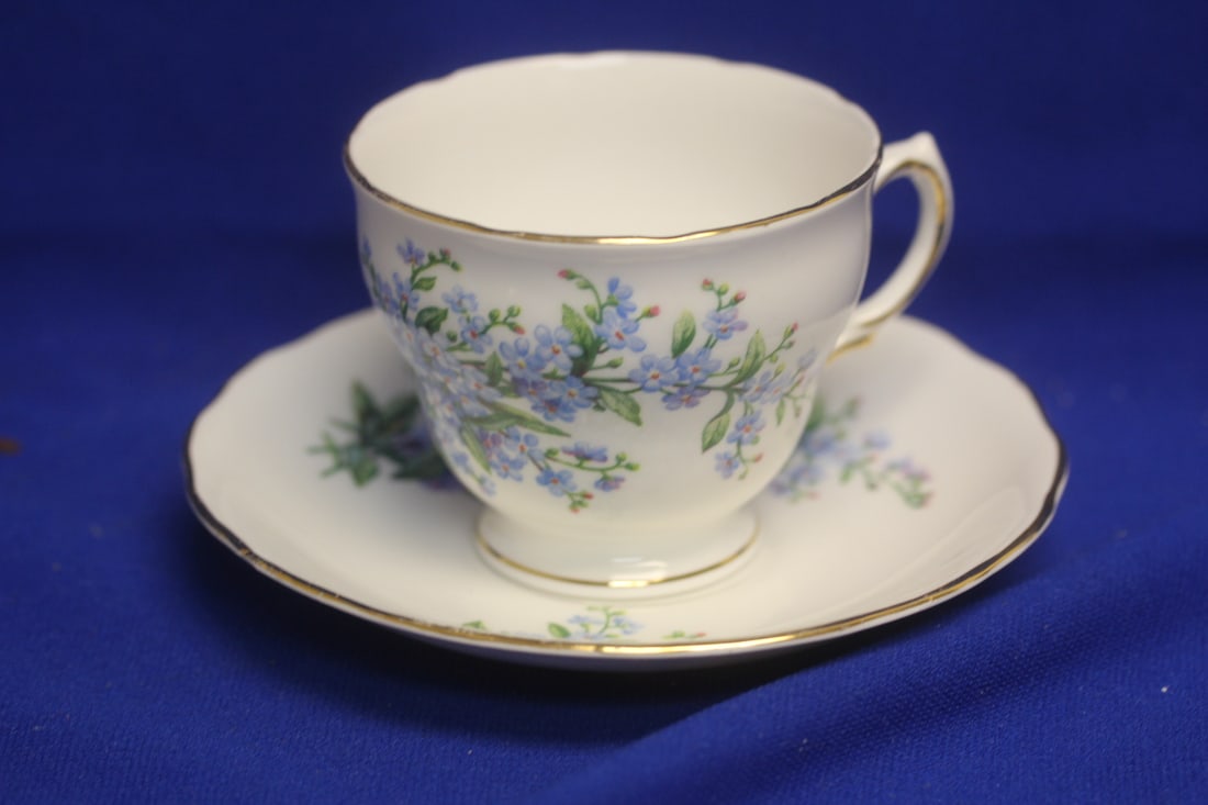 English Bone Chine Royal Vale Cup and Saucer: saucer= 5 5/8" in diameter