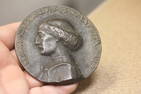 Small Bronze Plaque of a Castle