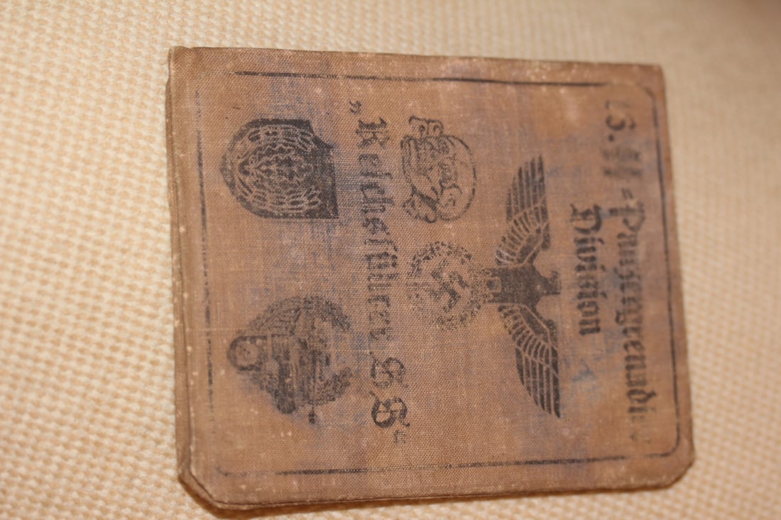 Very Rare German WW2 Passport: SS Panzer Division - still in pretty good shape