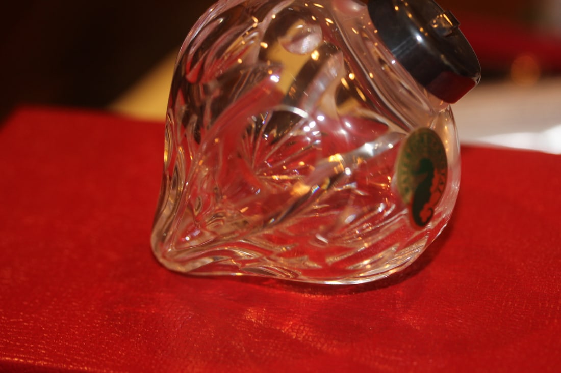 Waterford Crystal Ornament: 3 5/8" across