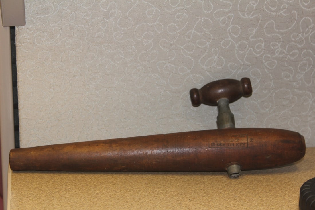 Vintage Keg Tap: John Summer's Block Tin Key Barrel Number 2 - 11 3/4" long