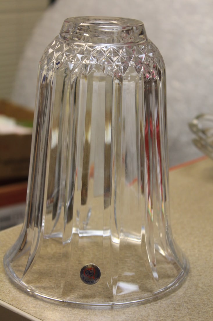 Crystal Lamp Shade: 8 1/4" tall