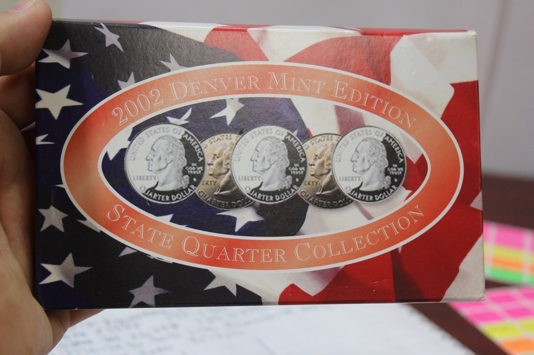 2002 Denver Mint Quarter Set: as shown