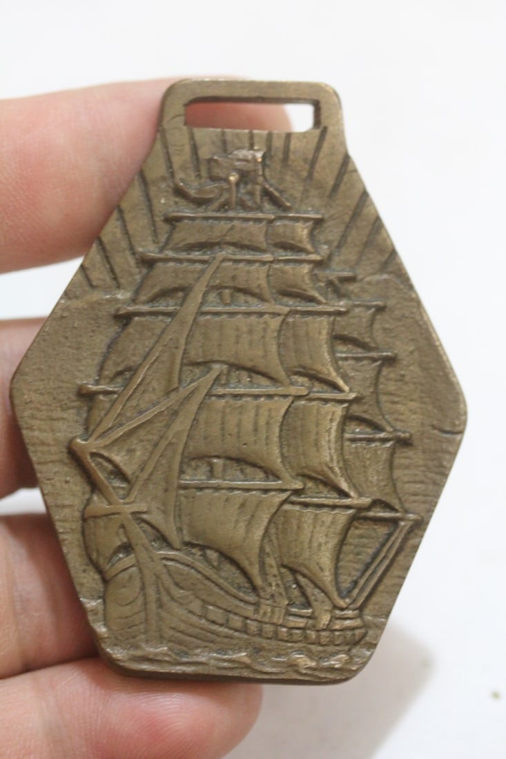 A Clipper Ship Horse Brass: 2 1/2" long