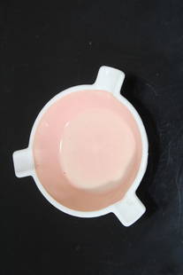 A Milk Glass Ashtray: 4 5/8&rdquo; Across
