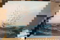 Oil on Canvas of a Clipper Ship