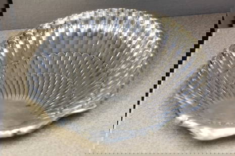 Sterling Shell Plate or Bowl: over 8 ounces in weight