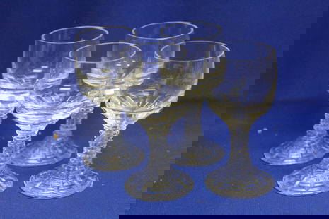 Set of 4 Rosenthal Bleikristall Shot Glasses?: 4 1/8" tall each