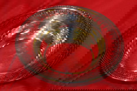 An Ornate Silver Plated Bowl: by Reed and Barton - 10" in diameter