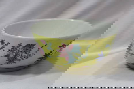 A Vintage/Antique: Yellow bowl - marked "China" - 4 1/2" in diameter
