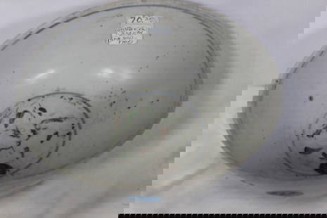 A 17th Century Chinese Bowl: deformed - signed - 7 1/4" in diameter