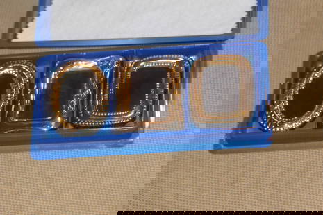 Wallace 3 Mini Silver Picture Frames: as shown
