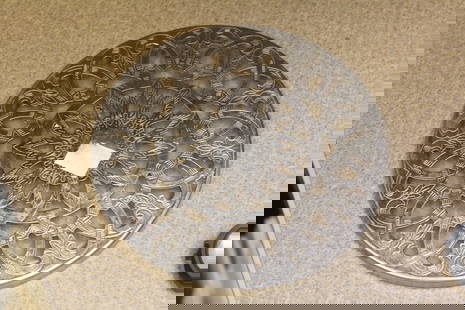Silverplate Trivet: 6 1/8" in diameter