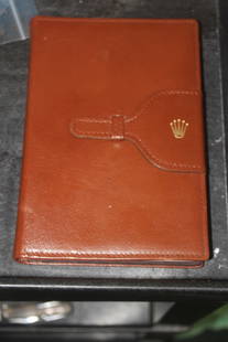 Leather Rolex Notebook: 7 3/4" x 5 1/2"