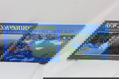Lot of Two Postcard Books: as shown