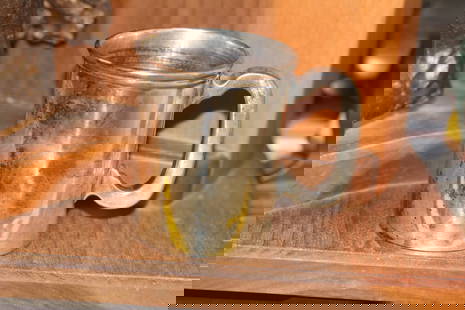 Sterling Cup: 3 1/4" tall - 152 grams on my jewelry scale