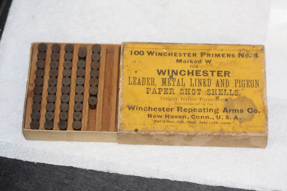 Antique Winchester Primer #4 Shells: early 1900's - rare