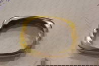 Retro Metal Hinged Bangle Bracelet