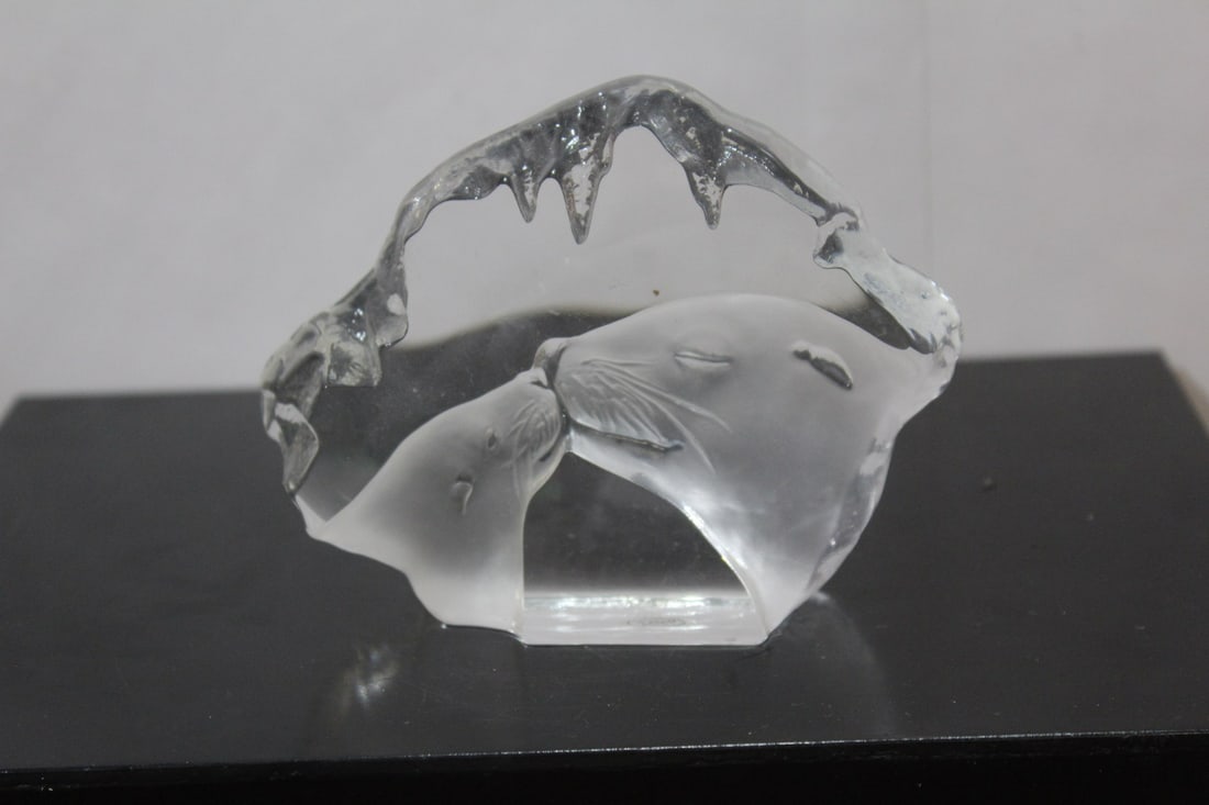 A Seal Paperweight: 5" across