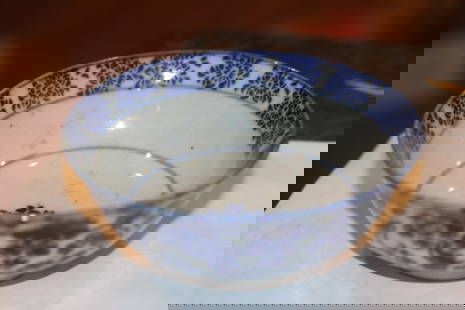 Antique Blue and White Bowl: 19th century - Chinese/Asian - 5 3/8" in diameter