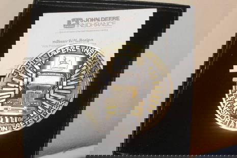 Limited Edition John Deere Belt Buckle: #1 of 1000 -1/1000 John Deere belt buckle - Rare first one