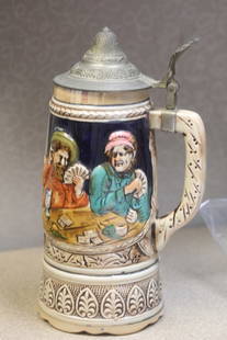 German Music Box: 9 1/8" tall