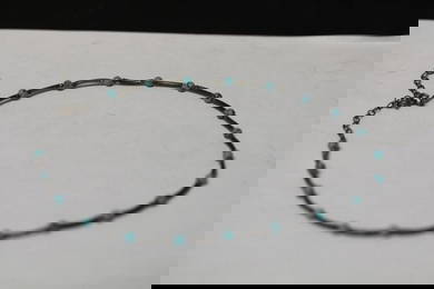 A Sterling and Torquise Necklace
