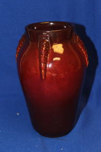 An Art Deco Pottery Vase: Roseville Topeo - 1930's - 7 inches tall