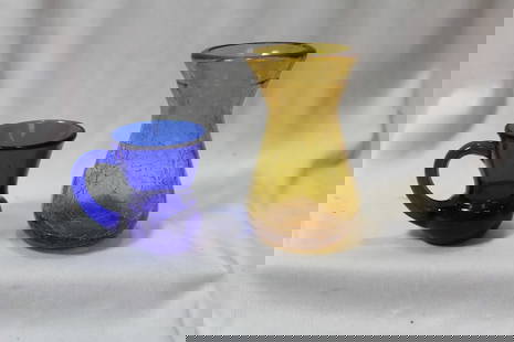 Set of Two Glasses: taller= 3 7/8"