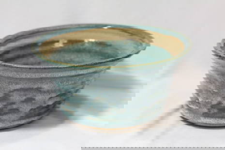 A Signed Pottery Bowl: 6 1/2" in diameter
