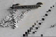 Sterling Silver Rifle Expert Pin