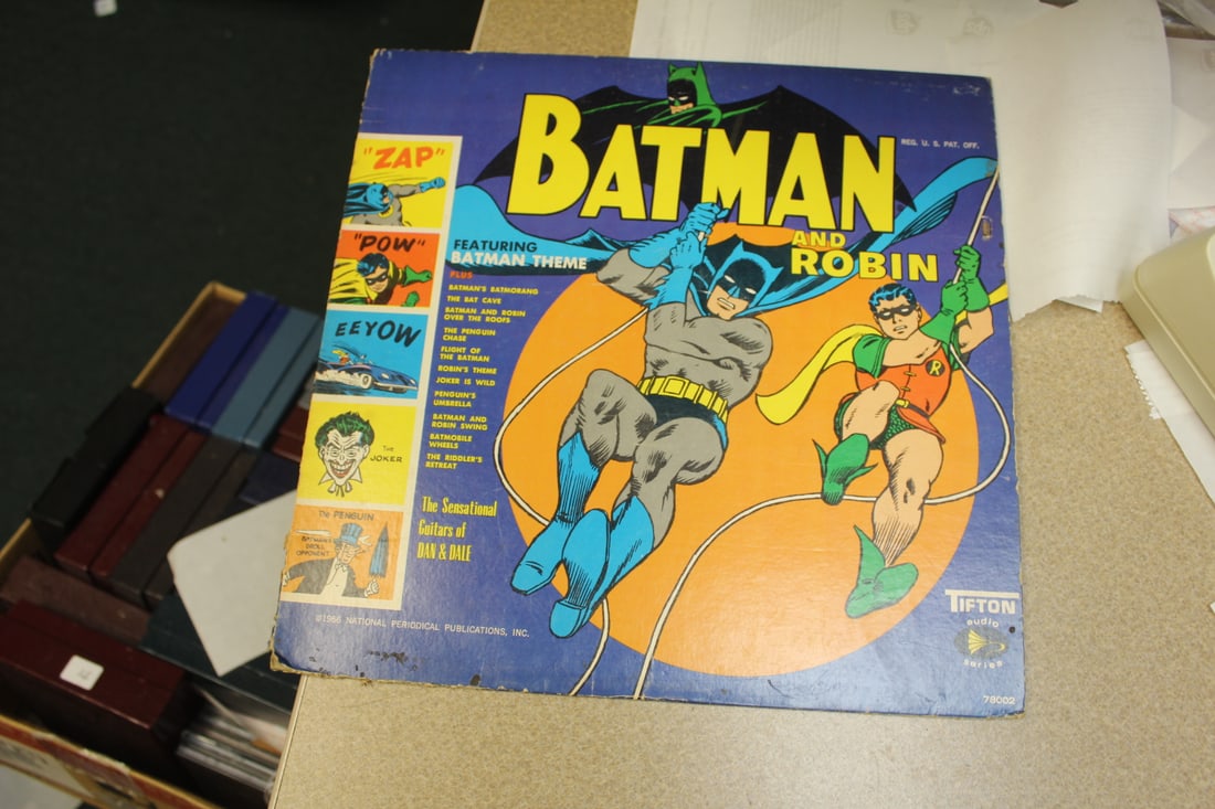 Batman and Robin Vinyl Album: as shown