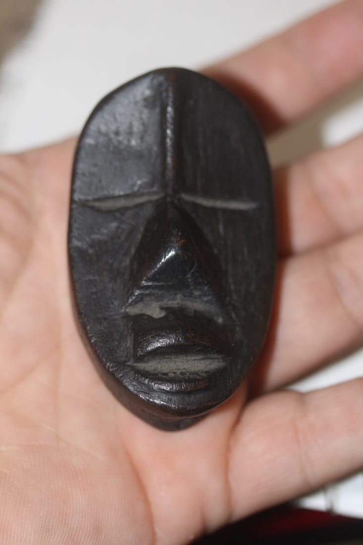 Antique Miniture Mask: 2 5/8" across