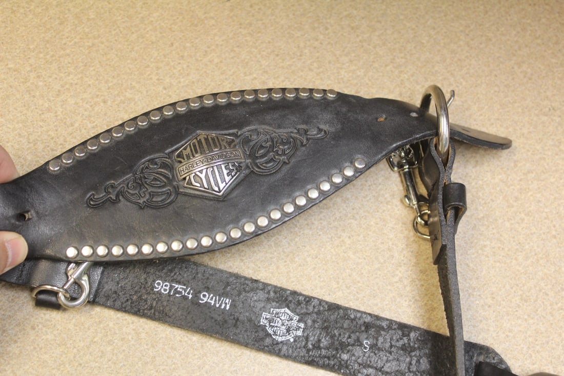 Harley Davidson Leather Belt: as shown