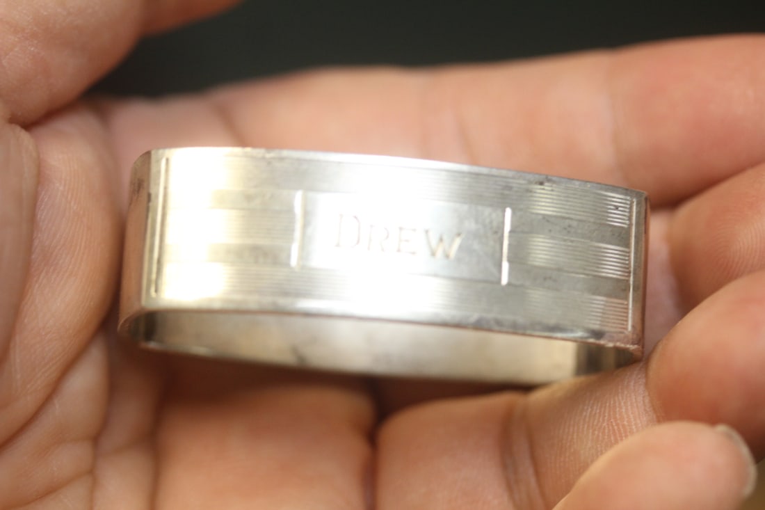 Sterling Napkin Ring: Signed Birks